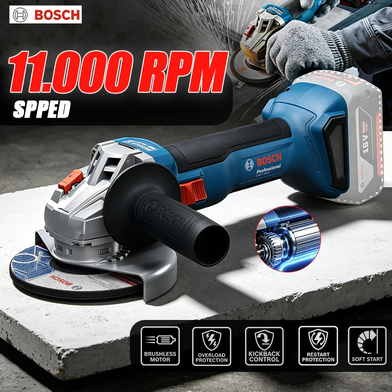 BOSCH GWS 18V-8 Akülü Açı Taşl - Power Tools Professional incelemesi ve fiyatı