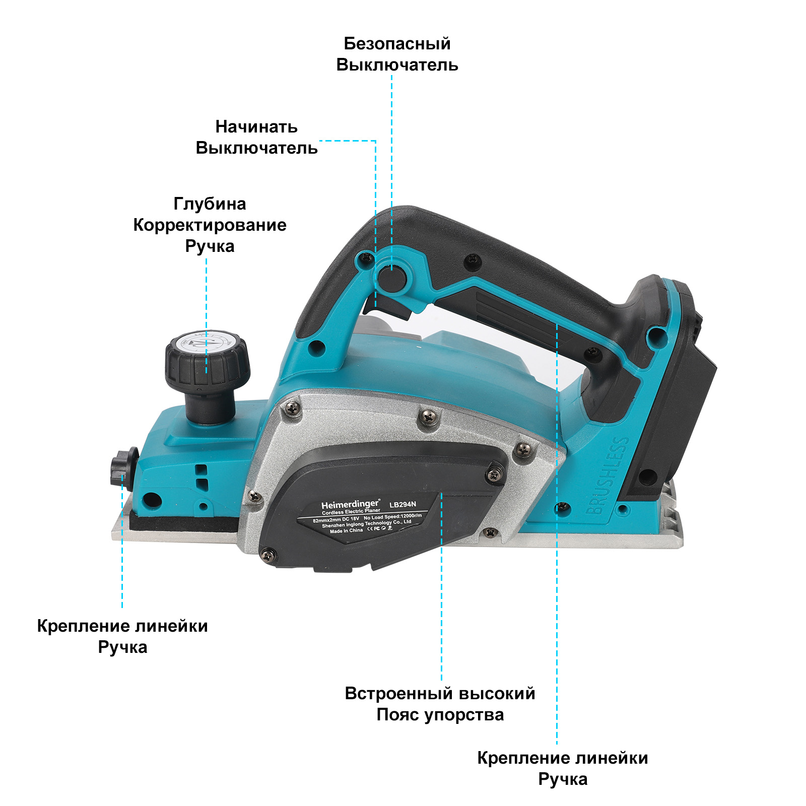 Heimerdinger 18V Şarj Edilebil - Planer Handheld Electric incelemesi ve fiyatı